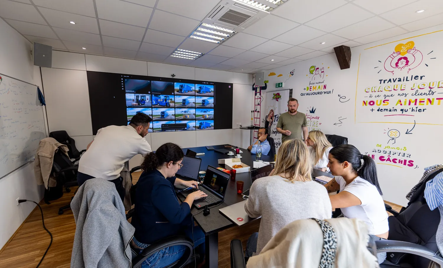 Vue d'ensemble de la salle pendant une session de formation Zetruc.